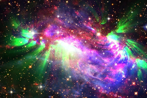Underbar Galax Och Stjärnor Elementen Denna Bild Möblerad Nasa — Stockfoto