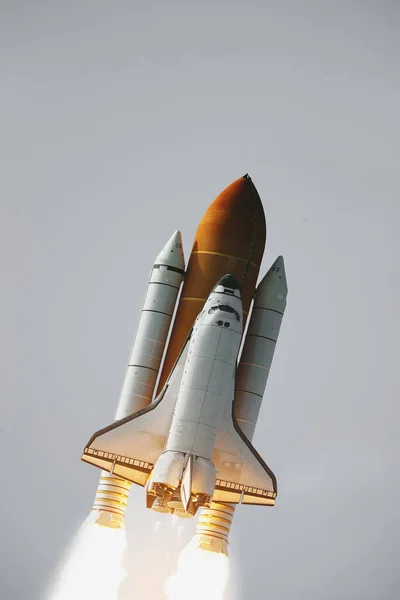 Raketenstart Die Elemente Dieses Bildes Von Nasa — Stockfoto