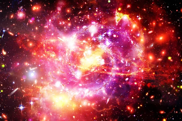 美丽的宇宙星系和星星 美国航天局提供的这一图像的要素 — 图库照片
