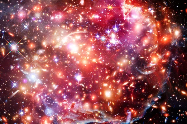Beautiful Universe Galaxies Stars Elements Image Furnished Nasa — Stock Photo, Image