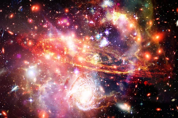 Galaxia Nebulosa Gas Los Elementos Esta Imagen Proporcionados Por Nasa —  Fotos de Stock