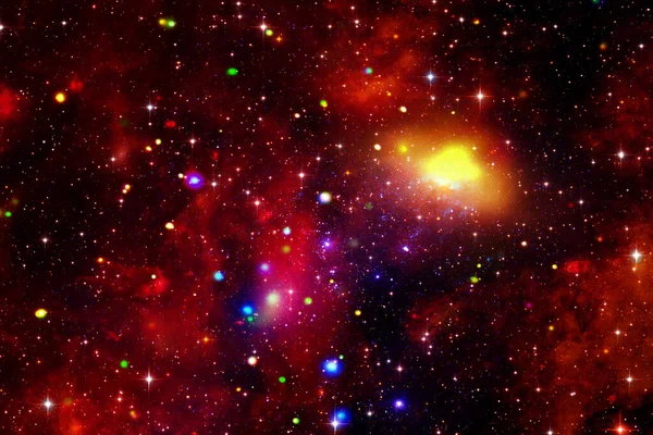 Nebulosa Galáxias Espaço Elementos Desta Imagem Fornecidos Pela Nasa — Fotografia de Stock