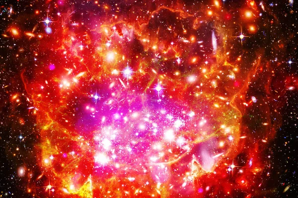 Дивовижний Вид Галактики Зірки Елементи Цього Образу Оформлені Наса — стокове фото