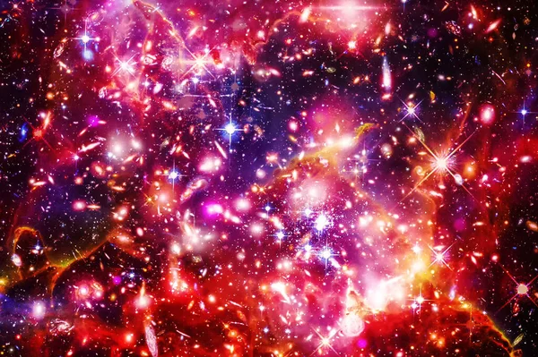 Bardzo Szczegółowa Epicka Galaktyka Gwiazdy Elementy Tego Obrazu Dostarczone Przez — Zdjęcie stockowe
