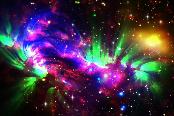 Galassia Polvere Stelle Gli Elementi Questa Immagine Forniti Dalla Nasa — Foto Stock