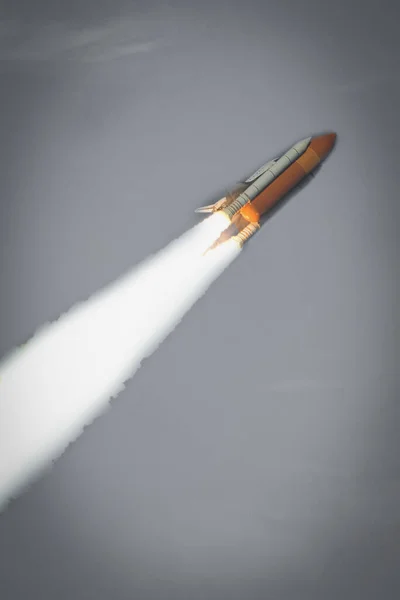 Έναρξη Spaceship Στοιχεία Αυτής Της Εικόνας Επιπλωμένα Από Nasa — Φωτογραφία Αρχείου