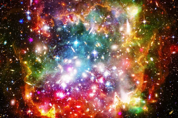 Wspaniała Galaktyka Gwiazdy Elementy Tego Obrazu Dostarczone Przez Nasa — Zdjęcie stockowe