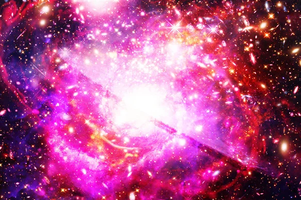 素晴らしい銀河 星雲と星 この画像の要素は Nasaによって提供されました — ストック写真