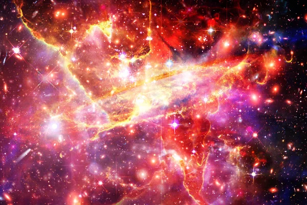星団と銀河この画像の要素は Nasaによって提供されました — ストック写真