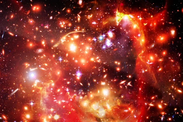 Galaxia Nebulosa Gas Los Elementos Esta Imagen Proporcionados Por Nasa —  Fotos de Stock