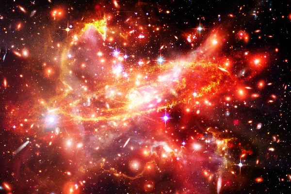 Зоряне Скупчення Галактика Елементи Цього Образу Оформлені Наса — стокове фото