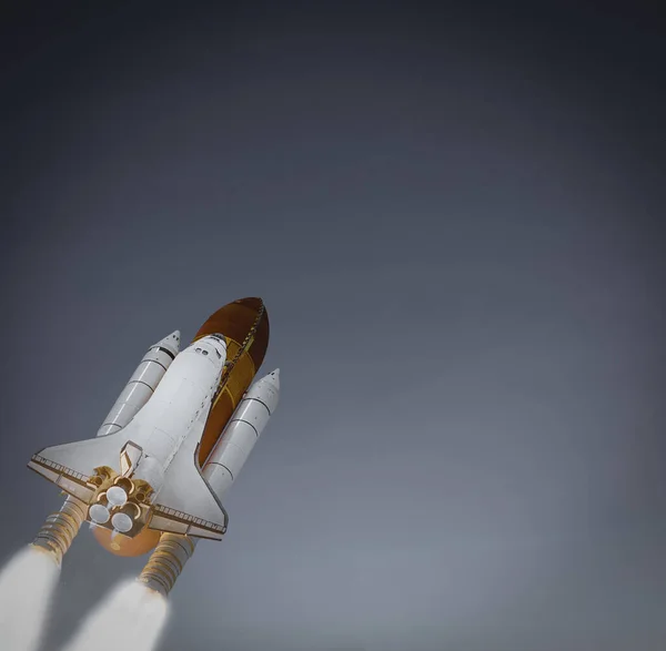 Dramatic Rocket Launch Elements Image Furnished Nasa — Stock Photo, Image
