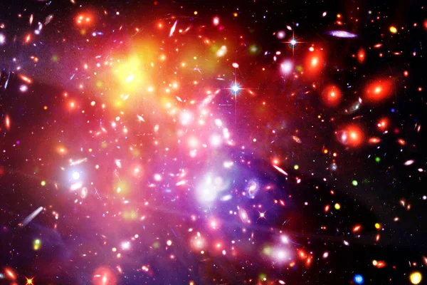 Galaxia Nebulosa Gas Los Elementos Esta Imagen Proporcionados Por Nasa — Foto de Stock