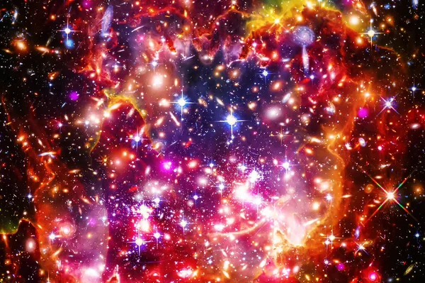 Underbar Galax Och Stjärnor Elementen Denna Bild Möblerad Nasa — Stockfoto