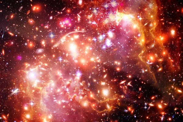 stock image Galaxy, nebula and gas. The elements of this image furnished by NASA