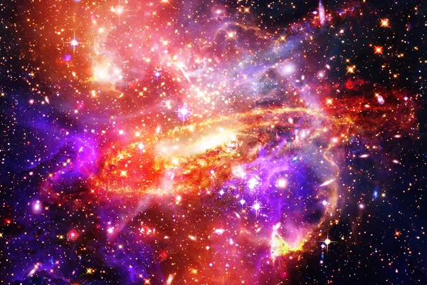 神奇的星系 星云和恒星 这张由美国宇航局提供的图像的元素 — 图库照片