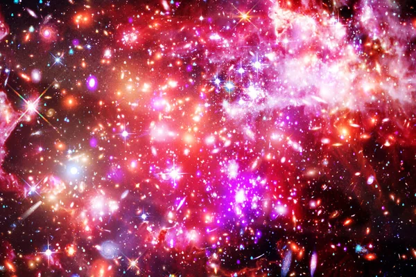 Yıldız Kümesi Galaksi Nasa Tarafından Döşenmiş Görüntünün Unsurları — Stok fotoğraf