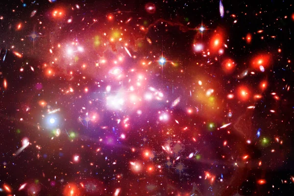 空间和星系这张由美国宇航局提供的图像的元素 — 图库照片