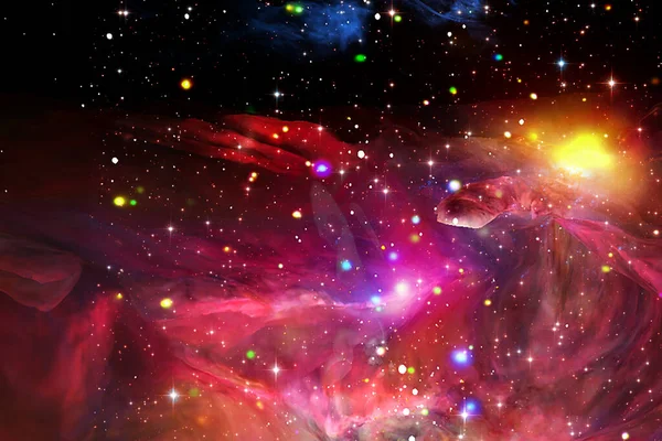 Galaxis Stardust Elemeit Kép Által Szolgáltatott Nasa — Stock Fotó