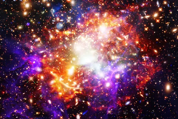 Cudowna Galaktyka Mgławica Gwiazdy Elementy Tego Obrazu Dostarczone Przez Nasa — Zdjęcie stockowe