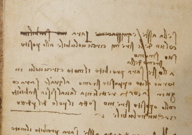 Leonardo Da Vinci 'nin eski kitabı 