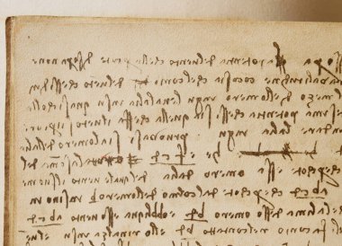 Leonardo Da Vinci 'nin eski kitabı 