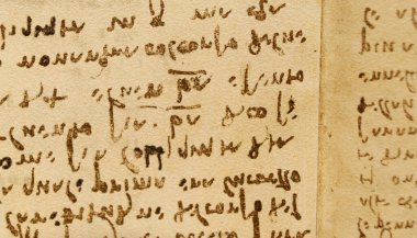 Leonardo Da Vinci 'nin eski kitabı 