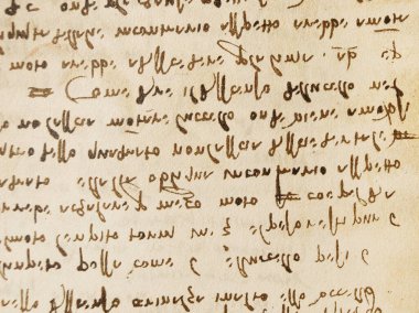 Leonardo Da Vinci 'nin eski kitabı 