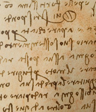 Leonardo Da Vinci 'nin eski kitabı 