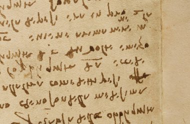 Leonardo Da Vinci 'nin eski kitabı 
