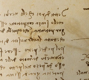 Leonardo Da Vinci 'nin eski kitabı 