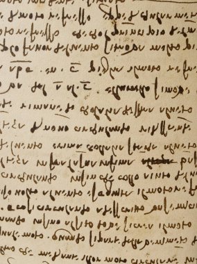 Leonardo Da Vinci 'nin eski kitabı 