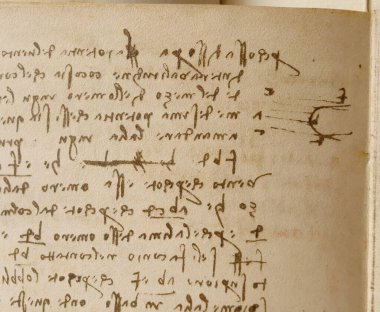 Leonardo Da Vinci 'nin eski kitabı 