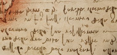 Taslak, çizimler, kırmızı yaprak, Leonardo Da Vinci 'nin eski kitabı The Codice Sul Volo' nun taslakları, E. Rouveyre, 1893