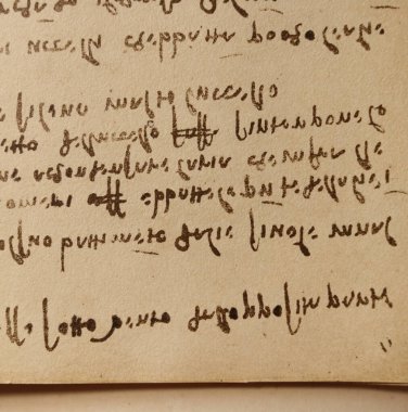 Leonardo Da Vinci 'nin eski kitabı 