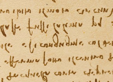Leonardo Da Vinci 'nin eski kitabı 