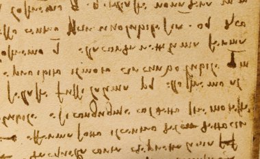 Leonardo Da Vinci 'nin eski kitabı 