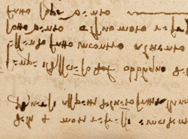 Leonardo Da Vinci 'nin eski kitabı 