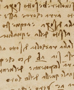 Leonardo Da Vinci 'nin eski kitabı 