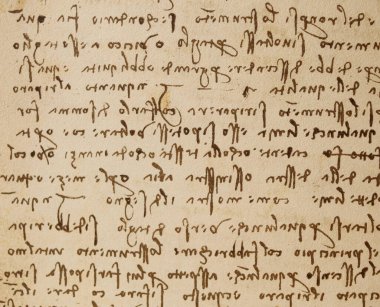 Leonardo Da Vinci 'nin eski kitabı 