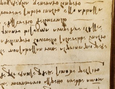Leonardo Da Vinci 'nin eski kitabı 