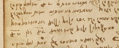 Leonardo Da Vinci 'nin eski kitabı 