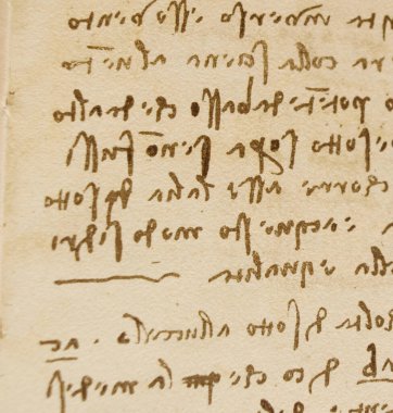 Leonardo Da Vinci 'nin eski kitabı 