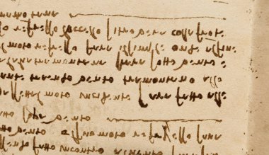 Leonardo Da Vinci 'nin eski kitabı 