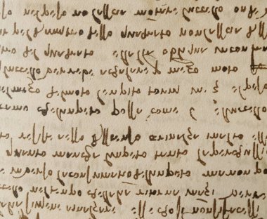 Leonardo Da Vinci 'nin eski kitabı 