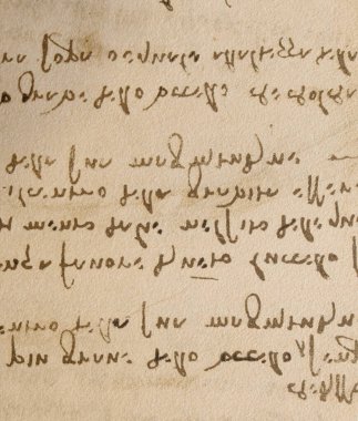 Leonardo Da Vinci 'nin eski kitabı 