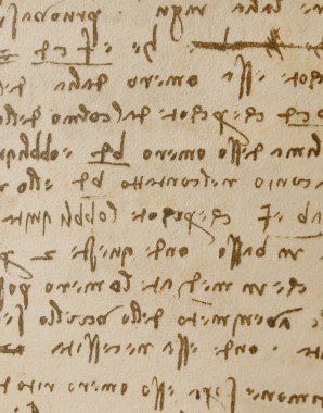 Leonardo Da Vinci 'nin eski kitabı 