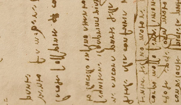 Handschrift Zeichnungen Inschriften Von Leonardo Vinci Dem Alten Buch Codice — Stockfoto