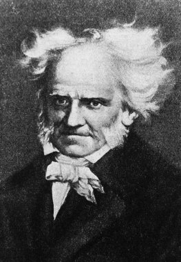Arthur Schopenhauer was a German philosopher. in the old book the History essays, by V.M. Friche, 1908, Moscow clipart
