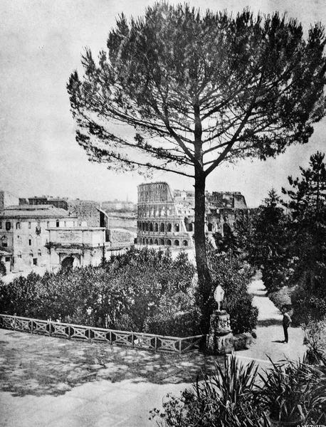 Colosseum Alten Buch Enzyklopädisches Wörterbuch Von Granat Petersburg 190 — Stockfoto